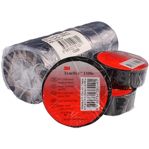 Electrical Insulating Tape Temflex 1300E Black