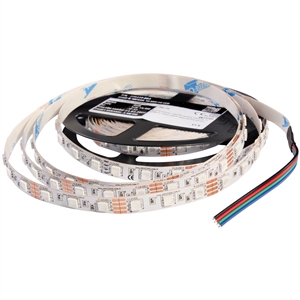 Flexible RGB LED Tape IP33 5050 12V 14,4W 10mm 60L/m