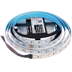 Flexible RGB LED Tape IP65 5050 24V 14,4W 12mm 60L/m Ledronics