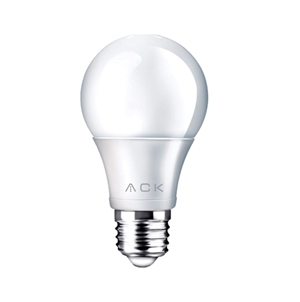 ACK LED Bulb E27 220VAC 9W 3.000K White