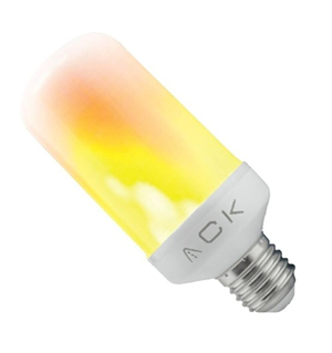 ACK LED Bulb E27 Flame Effect 220VAC 3W 111Lm