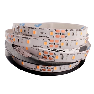 Flexible LED Tape IP65 12V 12W/m 10mm 60L/m 3.000K White Samsung