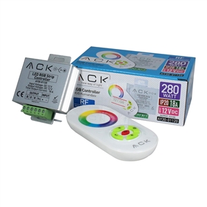 ACK Kontrol Cihazı RGB Dokunmatik Kumandalı AY30-01120 12V 18A 280W