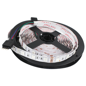 Şerit Led İç Mekan IP33 5050 12 V 14,4 W/Mt 10 mm 60 Led Rgb Smarter İthal