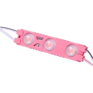 Hexus 2835 Çipli Lensli Enjeksiyon Modül Led 1 W  12V Pembe